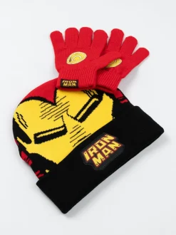 Vanilla Underground Ensemble bonnet et gants Marvel Iron Man New