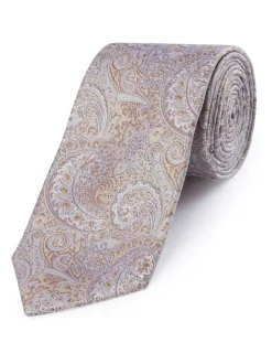 Skopes Ensemble cravate et mouchoir de poche Motif paisley en soie Outlet