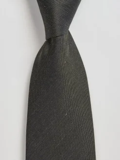 Brook Taverner Ensemble cravate et mouchoir de poche en soie mélangée