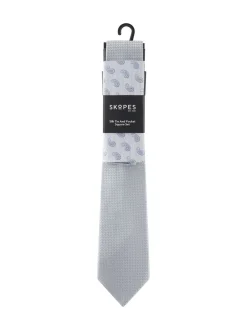 Skopes Ensemble cravate et mouchoir de poche Motif paisley en soie Outlet