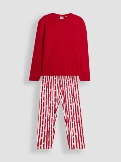 Jojo Maman Bébé Ensemble de pyjamas rayé Noël Hommes Discount