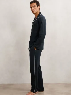 Reiss Ensemble de pyjamas Aubery à passepoils en coton Discount