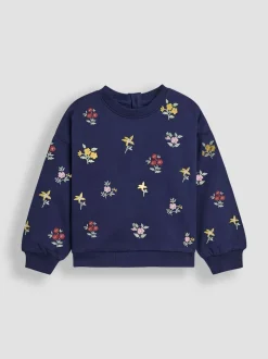 Jojo Maman Bébé Ensemble sweat-shirt et jupe brodée Discount