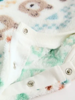 Next Fairisle ours vert - Ensemble Bébé haut en polaire et Survêtement (0mois-2ans) Sale