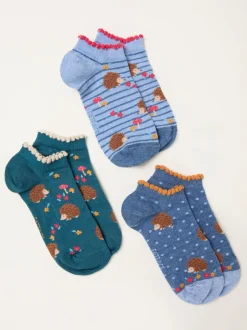 Fat Face FatFace 3 paires de chaussettes de sport Online