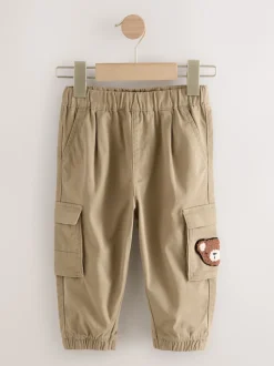 Next Fauve à motif ours marron - Pantalon cargo (3mths-7yrs) Hot