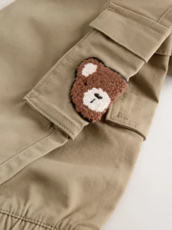 Next Fauve à motif ours marron - Pantalon cargo (3mths-7yrs) Hot