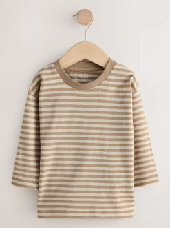 Next Fauve neutre Hamish - Lot de 3 T-shirts à manches longues imprimé animal et personnage (3mois-7 ans) Sale