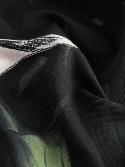 Next Feuille noire/verte - Maillot de bain Twist Scoop pour le contrôle du ventre Discount