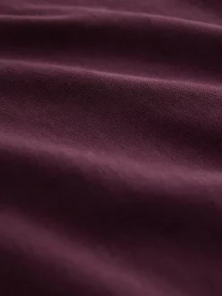 Next - Coupe ample - T-shirt épais Figue violette Outlet