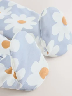 Next Fleur bleue - 2.5 TOG Combinaison de nuit matelassée Bébé New
