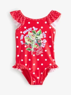 Next Fleur rouge à pois - Maillot de bain à volants Cath Kidston (3mois à7ans) Outlet