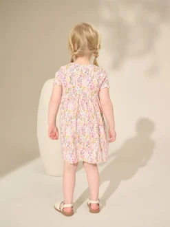 Next - Robe en jersey côtelé (3mths-7yrs) Fleuri Best