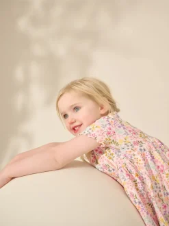 Next - Robe en jersey côtelé (3mths-7yrs) Fleuri Best