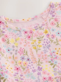 Next - Robe en jersey côtelé (3mths-7yrs) Fleuri Best