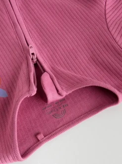 Next Fleurs multicolores - Combinaisons de nuit à fermeture éclair pour bébés 3 Pack (0mths-3yrs)