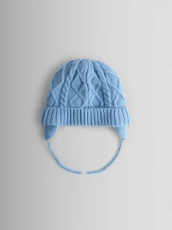 Jojo Maman Bébé Floral bleu - Chapeau torsadé brodé Sale