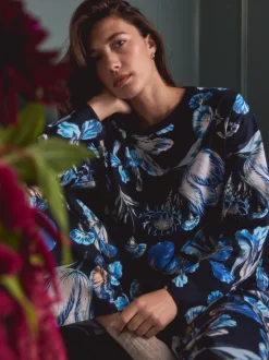 Next Floral bleu - Pyjama Kew Collection à manches longues Discount