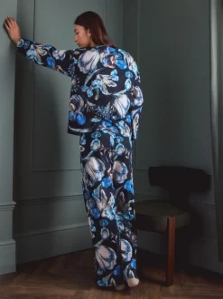 Next Floral bleu - Pyjama Kew Collection à manches longues Discount