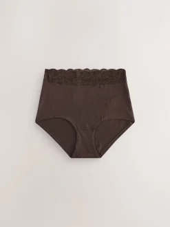 Next - Lot de 4 culottes en coton et dentelle Floral Blue Ditsy Online