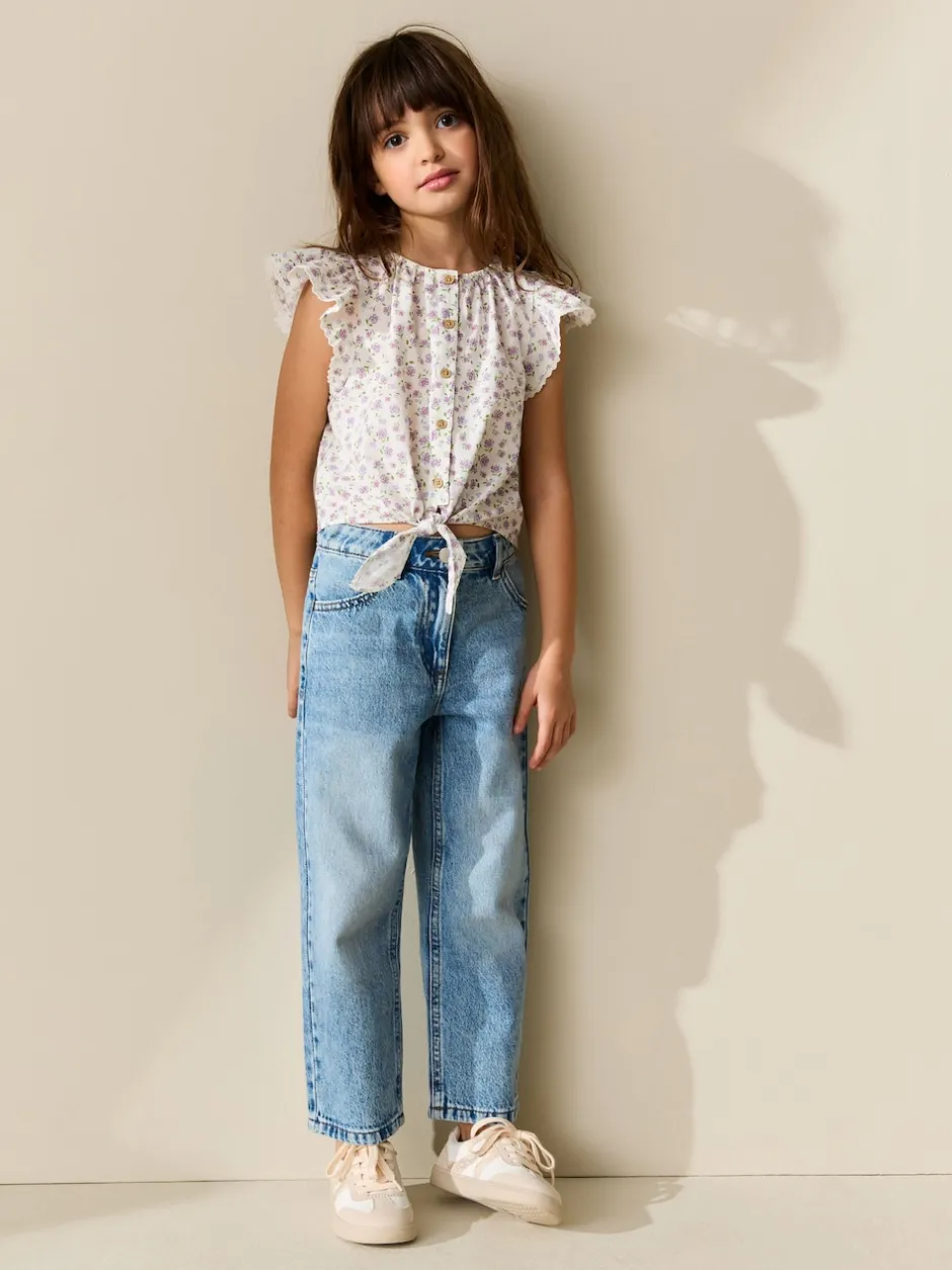 Next Floral lilac - Chemisiers noué sur le devant (3-16ans) Best