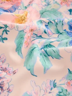 Next Floral rose - Maillot de bain festonné (3-16ans) Sale