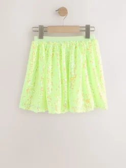 Next Fluro Jaune - Jupe à paillettes (3-16ans) Outlet
