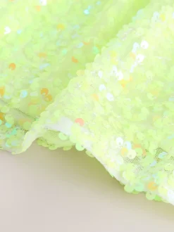 Next Fluro Jaune - Jupe à paillettes (3-16ans) Outlet