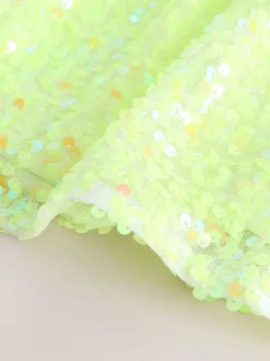 Next Fluro Jaune - Jupe à paillettes (3-16ans) Outlet