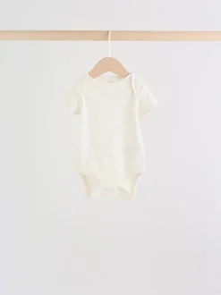 Next Fluro Rose - Bébé Manches courtes Bodysuits 5 Pack Clearance