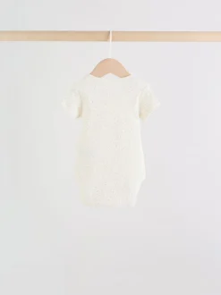 Next Fluro Rose - Bébé Manches courtes Bodysuits 5 Pack Clearance
