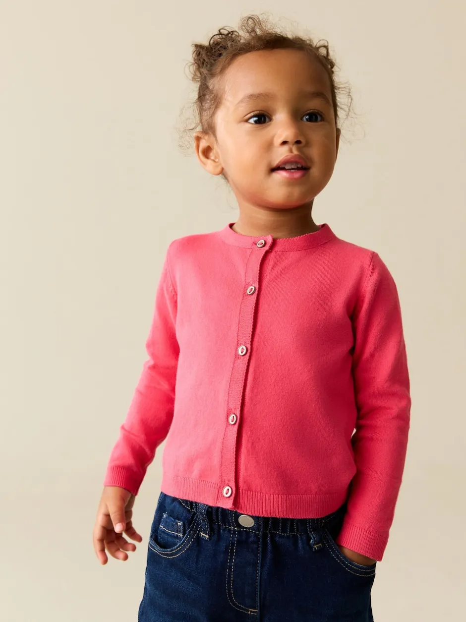 Next Fluro Rose - Cardigan (3 à 10 ans)