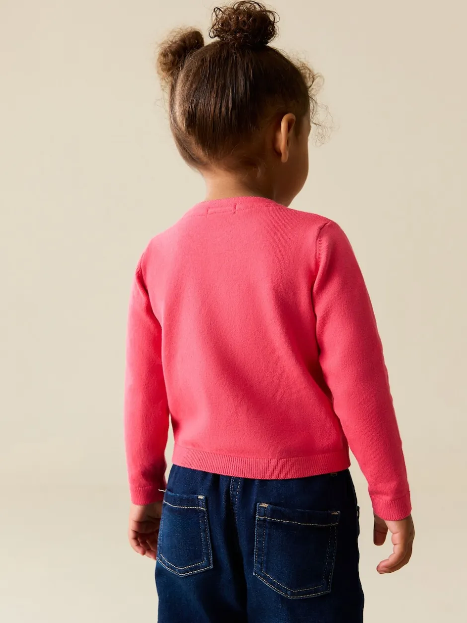 Next Fluro Rose - Cardigan (3 à 10 ans)