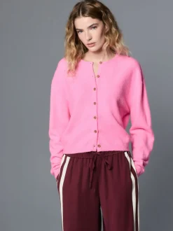 Next - Cardiganen maille col rond Fluro Rose New