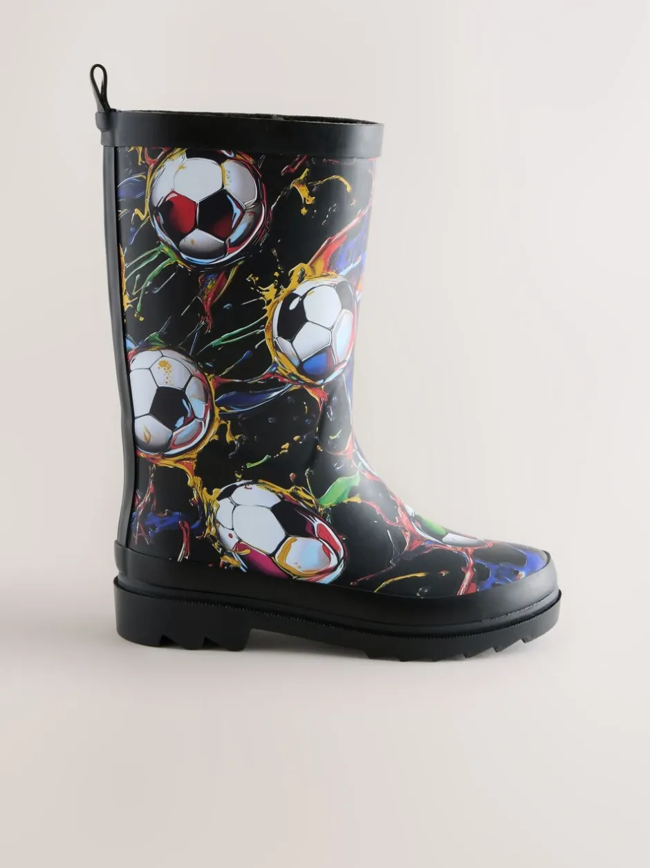 Next - Bottes en caoutchouc Football multicolore