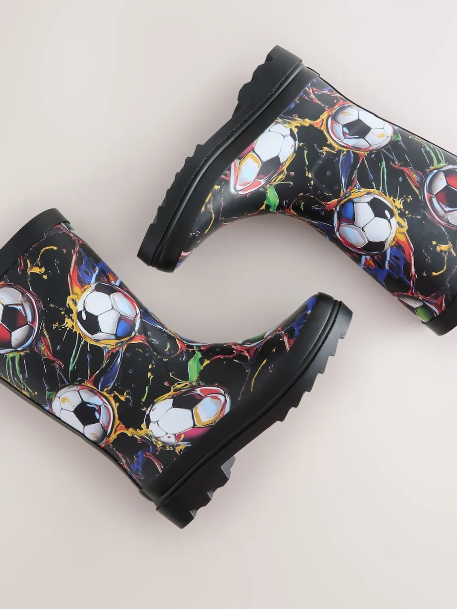 Next - Bottes en caoutchouc Football multicolore