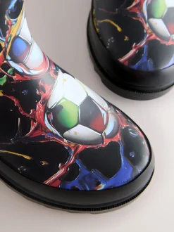 Next - Bottes en caoutchouc Football multicolore