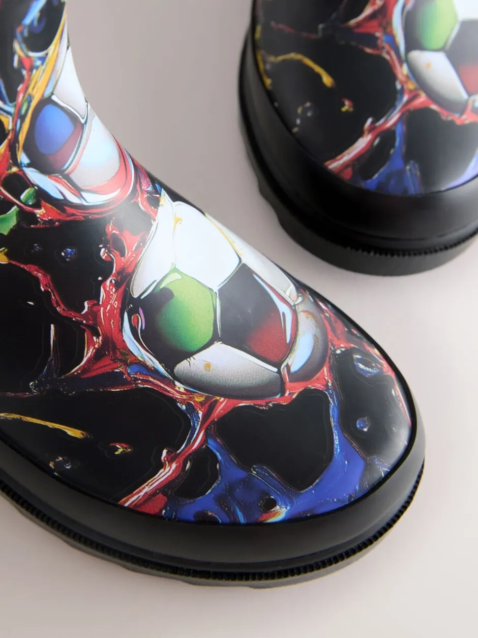 Next - Bottes en caoutchouc Football multicolore