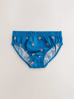 Next Football rouge/bleu - 100% Coton Imprimé Caleçons 5 Pack (1.5-10ans) Hot