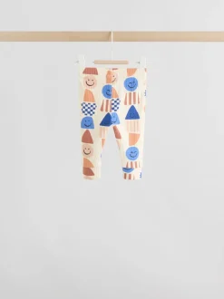 Next - Hauts et Leggings 6 pièces bébé (0mois-3ans) Formes bleues Best