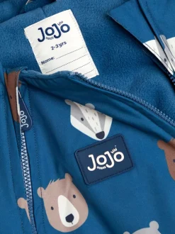 Jojo Maman Bébé Forêt de Bleu - Costume imperméable doublé de Polaires Sale