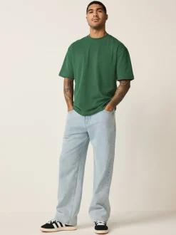 Next - Coupe ample - T-shirt épais Forêt verte Best