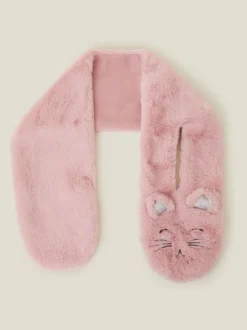 Angels By Accessorize Foulard chat en fausse fourrure duveteux pour fille Clearance