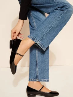 Friends Like These Ballerines Mary Jane en similicuir à bout rond New