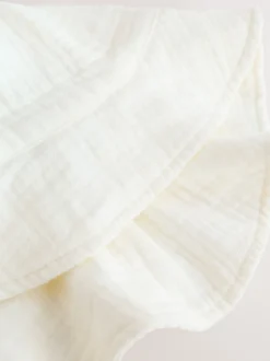 Next Froissé écru tissé - Chapeau de bébé (0mths-2yrs)