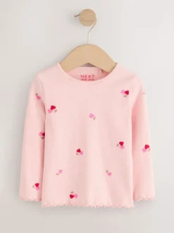 Next - Lot de 5 hauts à manches longues en côte (3mois -7ans) fruit Best