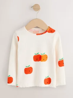 Next - Lot de 5 hauts à manches longues en côte (3mois -7ans) fruit Best