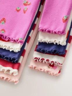 Next - Lot de 5 hauts à manches longues en côte (3mois -7ans) fruit Best