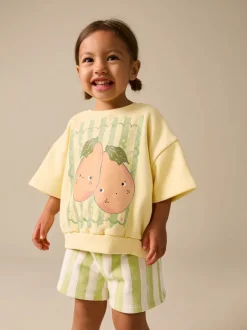 Next Fruit vert - Ensemble haut et short (3mois-7ans) Hot