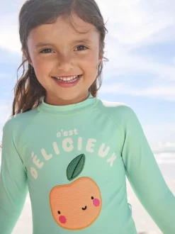 Next Fruit vichy vert menthe - Ensemble de bain Sunsafe à manches longues (3mois7ans) Best